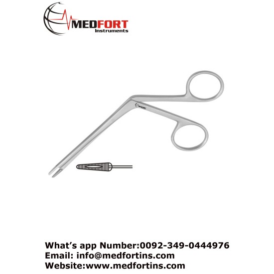 Littauer Ear Polypus Forcep, 10 cm - 4"