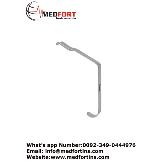 Colver Tonsil Grasping Forcep, Straight 19 cm - 7 1/2"