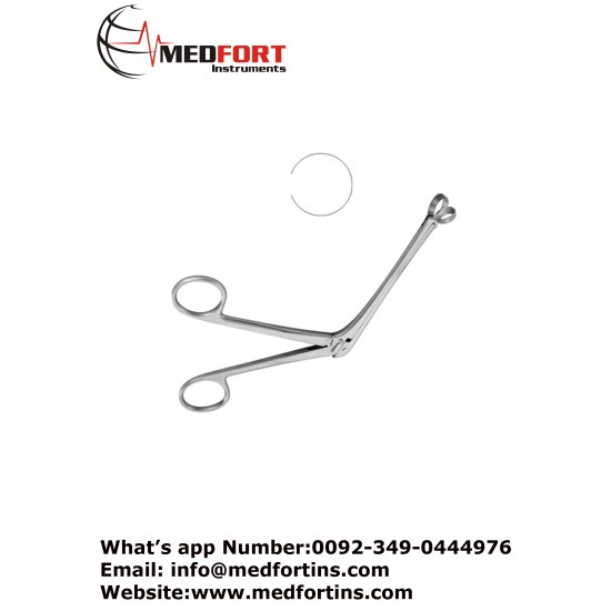  Hartmann Tonsil Punch, Through Cutting 12 cm - 4 3/4" Diatmeter 13.0 mm