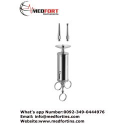 Ear Syringe Complete, With Protection Disk and 2 Tips Capacity 50 ml