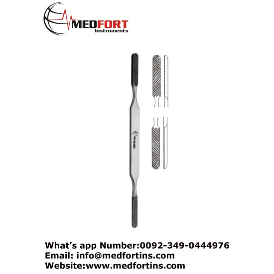  Fomon Bone File, 21 cm - 8 1/4" Cutting Edge 30 x 8 mm