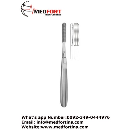  Maltz Nasal Rasp, Drawing Cut 17 cm - 6 3/4" Cutting Edge 34 x 7 mm