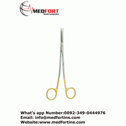 Gorney Freeman Dissecting Scissors, Straight, Supercut With T.C Insert, 19cm (7-1/2")