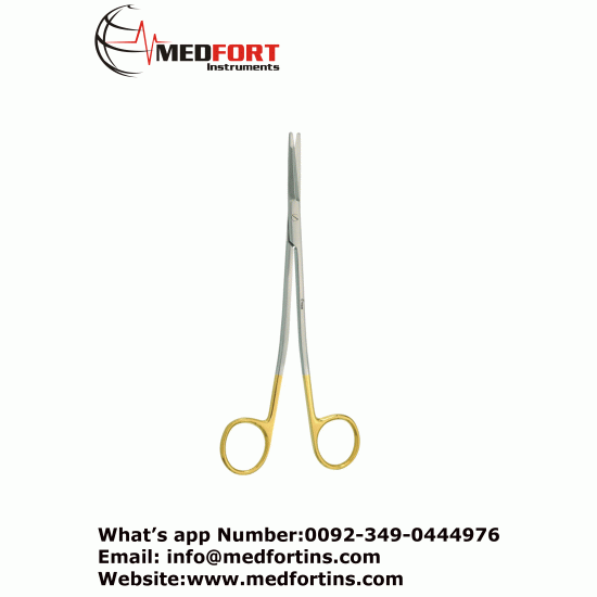 Gorney Freeman Dissecting Scissors, Straight, Supercut With T.C Insert, 17cm (6-11/16")
