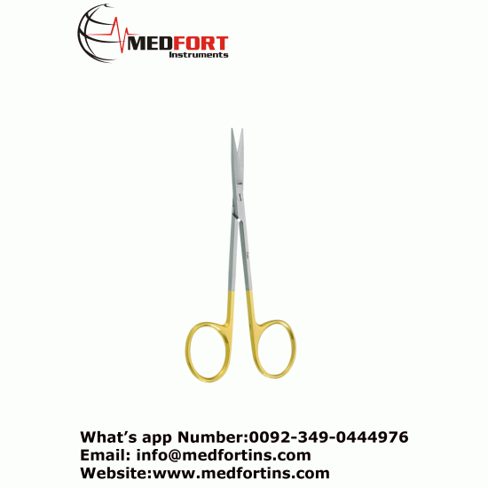 Iris Scissors,Straight, Supercut With T.C Insert, 9cm (3-1/2")