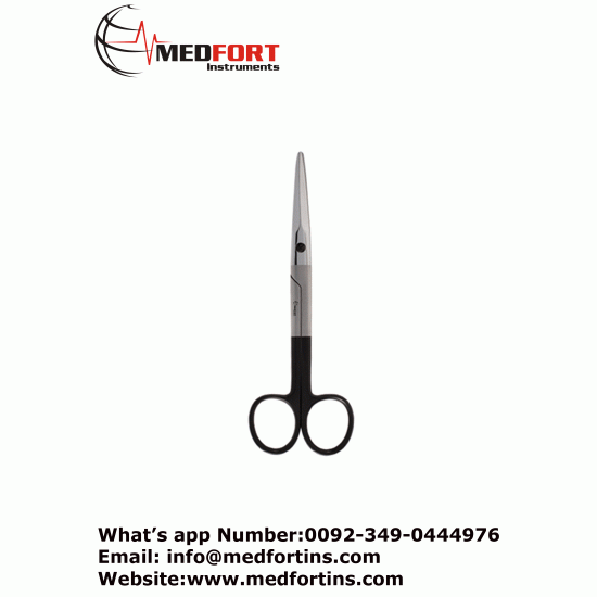 Kaye Dissecting Scissors, Curved, Supercut, 19cm (7-1/2")