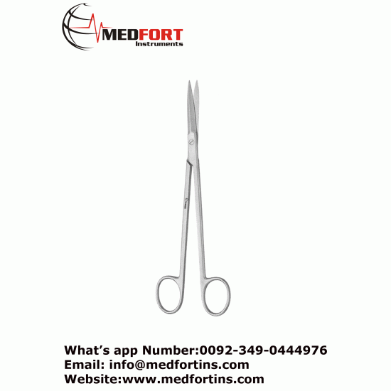 Mcindoe Cartilage Scissors, 19cm, Straight, Serrated