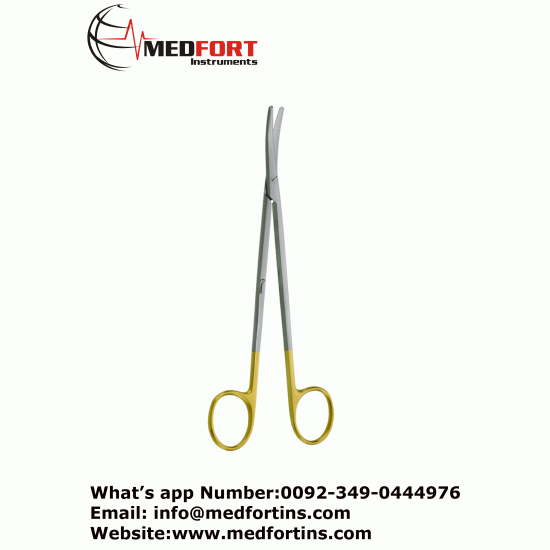 Metzenbaum Dissecting Scissors, Curved, Standard, 18cm (7-1/16")