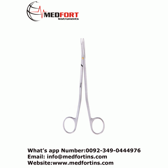 Metzenbaum Freeman Dissecting Scissors, Supercut, Curved, 20cm (7-7/8")