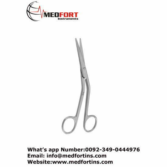 Cottle Dorsal Scissors, Angular, Supercut With T.C Insert, 13cm (5-1/8")