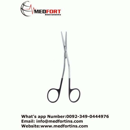 Fanous Dorsal Scissors, Angular, 14cm,  With T.C Insert