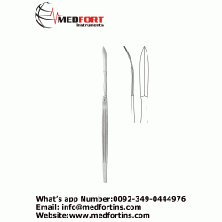 Joseph Double Edged Knife, 15cm, Curved, Sharp Tip