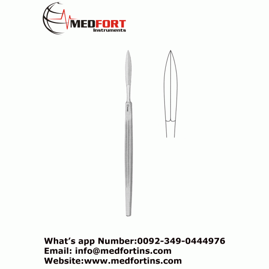 Cottle Double Edged Knife, 15cm, Straight