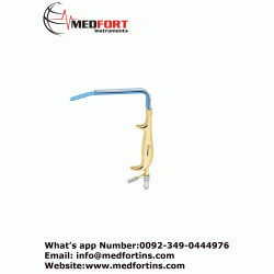 Ferriera Style Fiber Optic Retractor With Smooth End, 18.5cm INSULATED, 220 X 27 mm