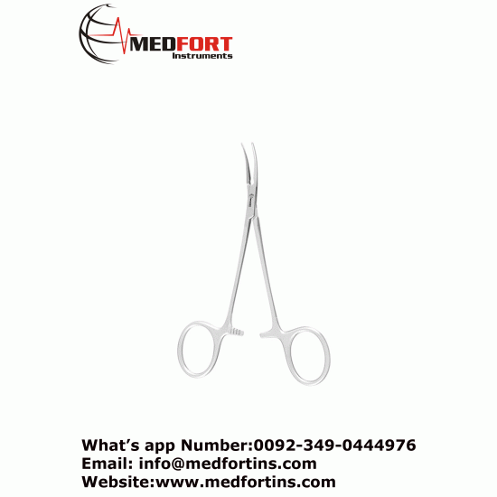 Halsted Micro Mosquito Forceps, 12.5cm, Curved