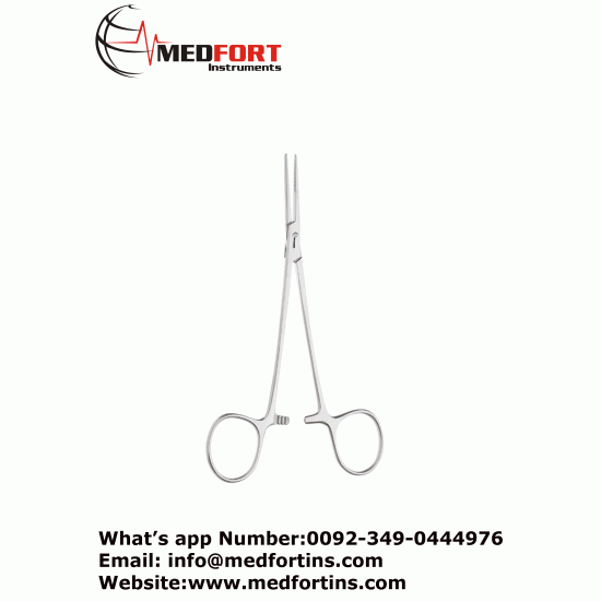 Kelly Haemostatic Forceps, Curved, 4cm (5-1/2")