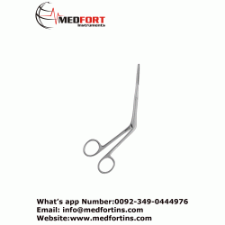 Tebbetts Septal Platform Forceps, Angled, 18cm