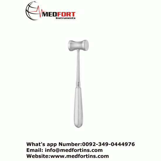 Hajek Bone Mallet, Solid Head, 180G, 26mm, 21cm