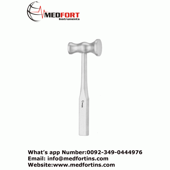 Mallet, 24 cm, Solid, 530 grams, Head sides are 42&30mm diameter