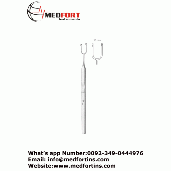 Cottle Alar & Skin Hook, 14cm, 2 Sharp Prongs