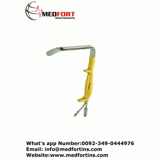Ferriera Style Fiber Optic Retractor With Smooth End, 18.5cm, 180 X 16 mm