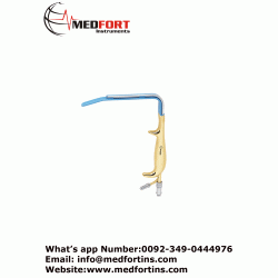 Ferriera Style Fiber Optic Retractor With Smooth End, 18.5cm INSULATED, 80 X 16 mm