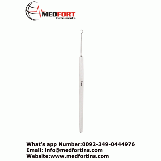 Frazier Dura And Skin Retractor Hook, 12.5cm, Reusable