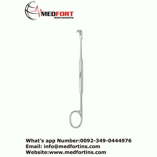 Meyerding Retractor, 18cm, Reusable, Fig 1. 16X7mm Blade