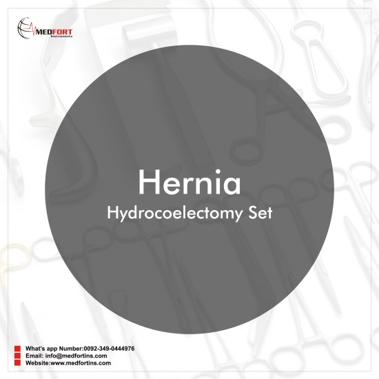 Hernia hydrocoelectomy set