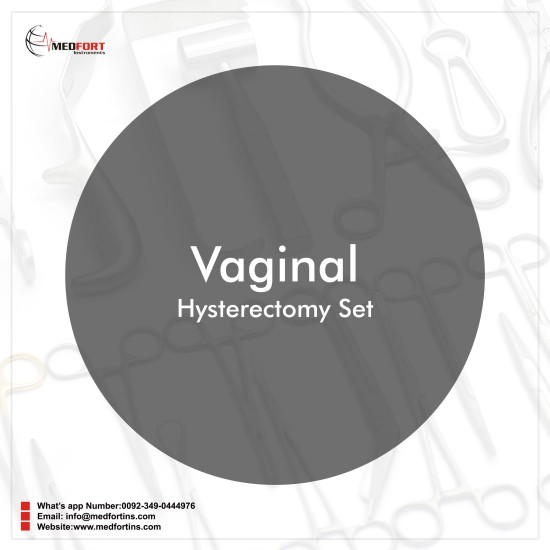 Vaginal hysterectomy set