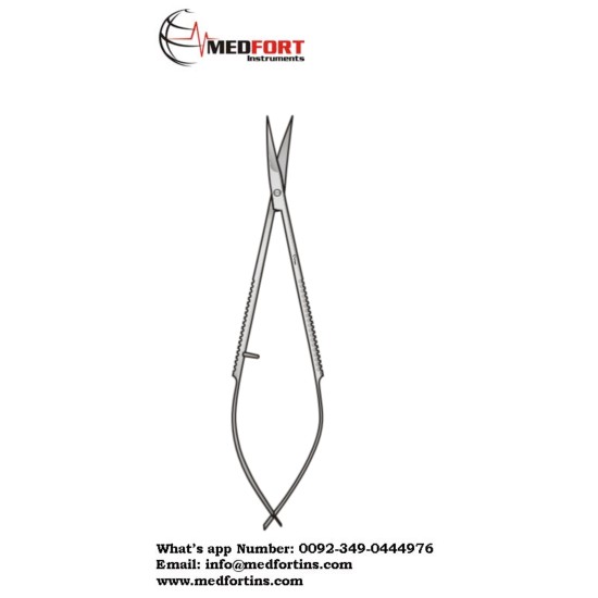 SCISSORS MICRO NOYES CURVED 120MM