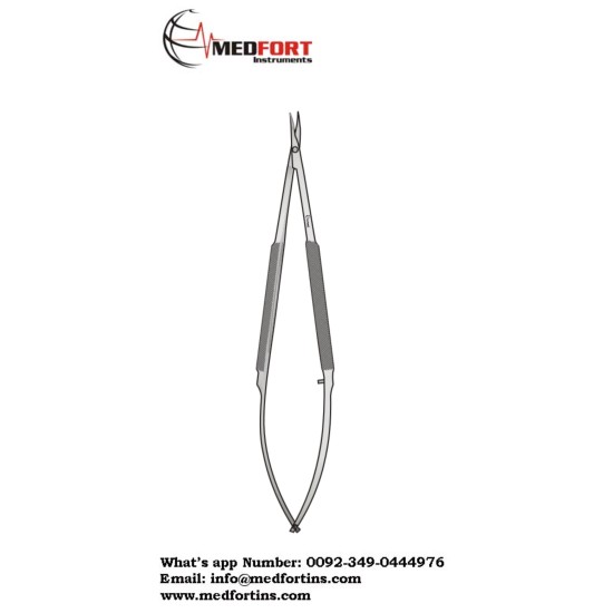 SCISSORS MICRO CURVED SHARP 150MM