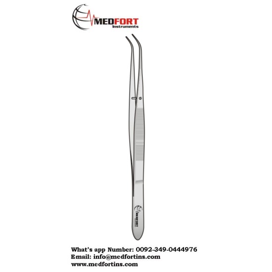 ANATOMICAL FORCEPS PERRY, CURVED, 12,5 CM