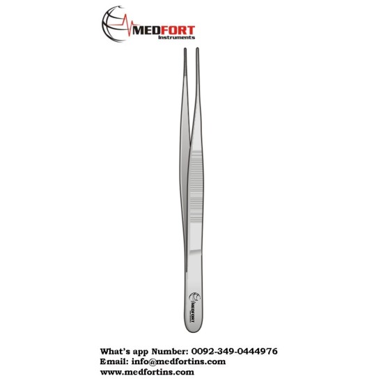 ANATOMICAL FORCEPS, STRAIGHT, 13 CM