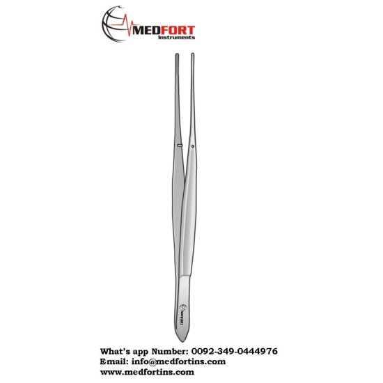 CUSHING TISSUE FORCEPS ,STRAIGHT,175MM