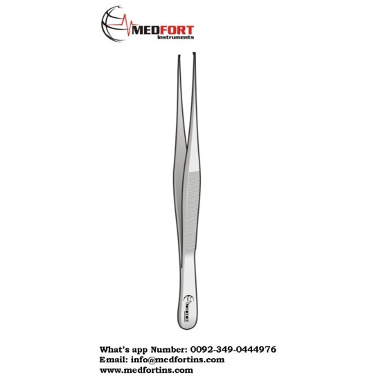 FORCEPS MICRO CURVED 100MM