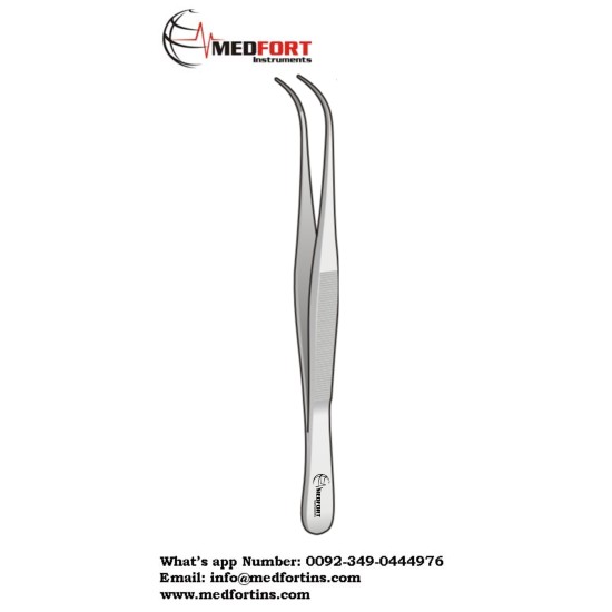 FORCEPS ANATOMICAL CURVED 110MM