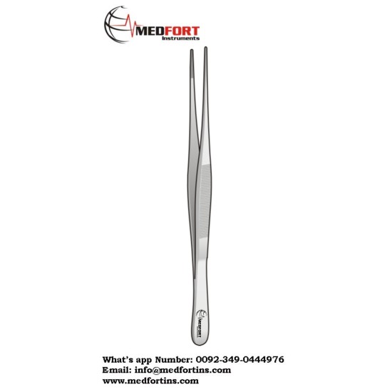 FORCEPS ANATOMICAL SEMKEN STRAIGHT 130MM