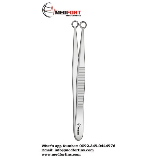 FORCEPS MICRO LEMBO LARGE OVAL 100MM