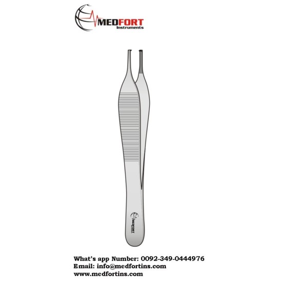 FORCEPS ADSON TEETH 1 X 2 120MM