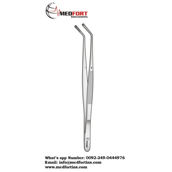 FORCEPS SUTURE ANGLED 150MM