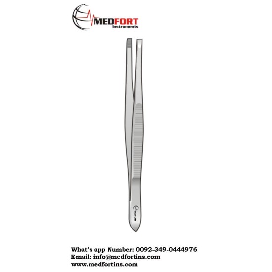 CILIA FORCEPS, STRAIGHT, 9 CM