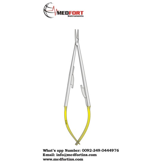 FORCEPS NEEDLE HOLDER CASTROVIEJO CURVED 140MM