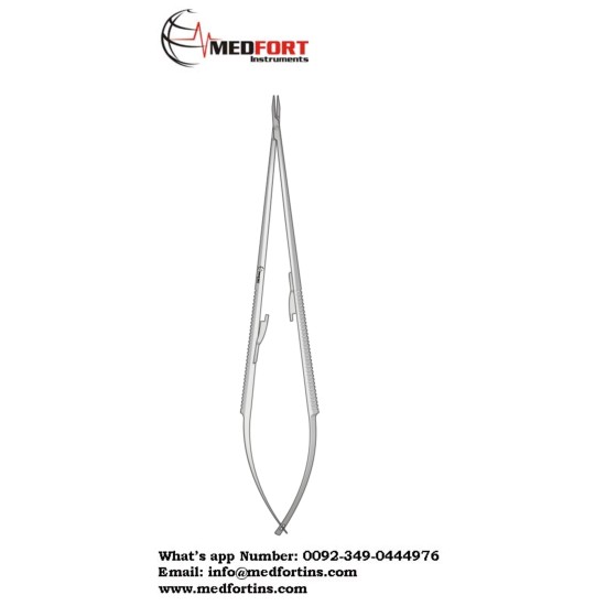 SMOOTH MICRO NEEDLE HOLDORE CURVED 225MM