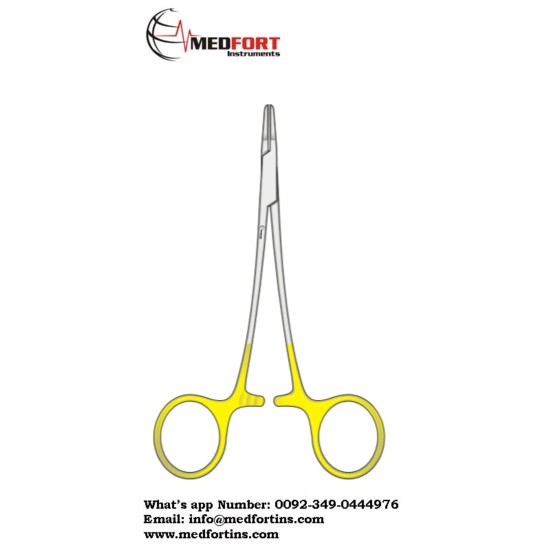 MICRO-RYDER NEEDLE HOLDER ,SERATED ,TC 130MM